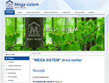 Tablet Screenshot of megasistem.ba